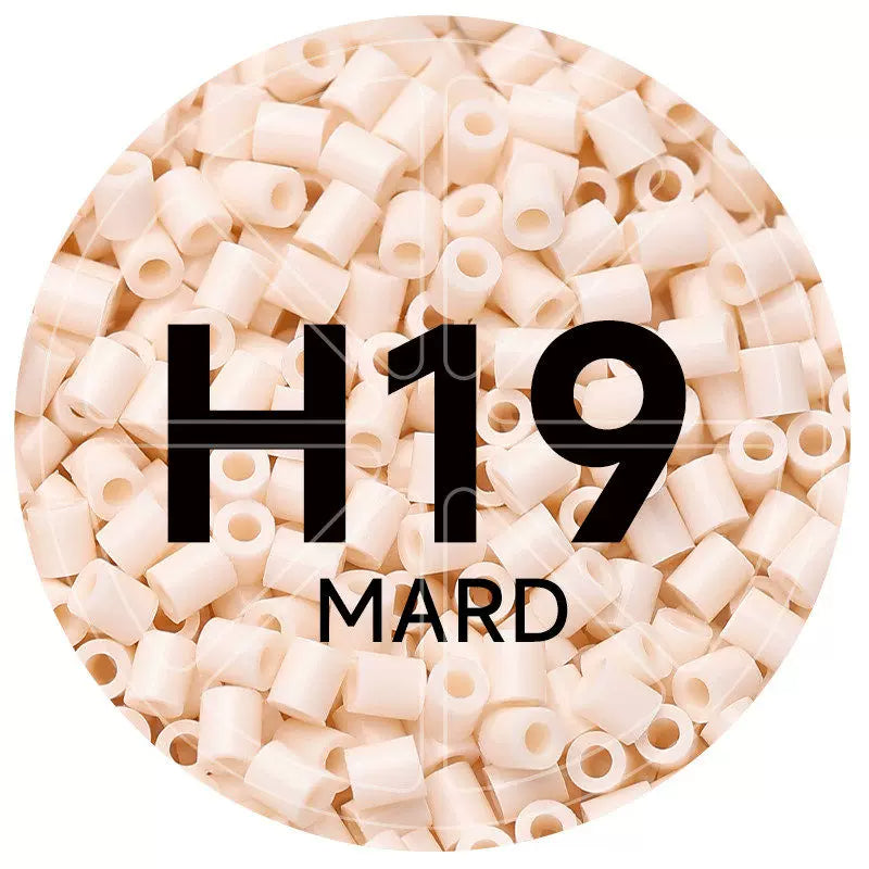 H19 Rice White 2.6mm Mini Fuse Beads Refill Pack, 1,000 Beads, 10g