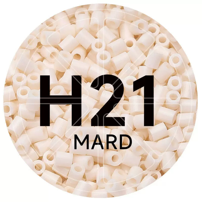 H21 Ivory Mist 2.6mm Mini Fuse Beads Refill Pack, 1,000 Beads, 10g