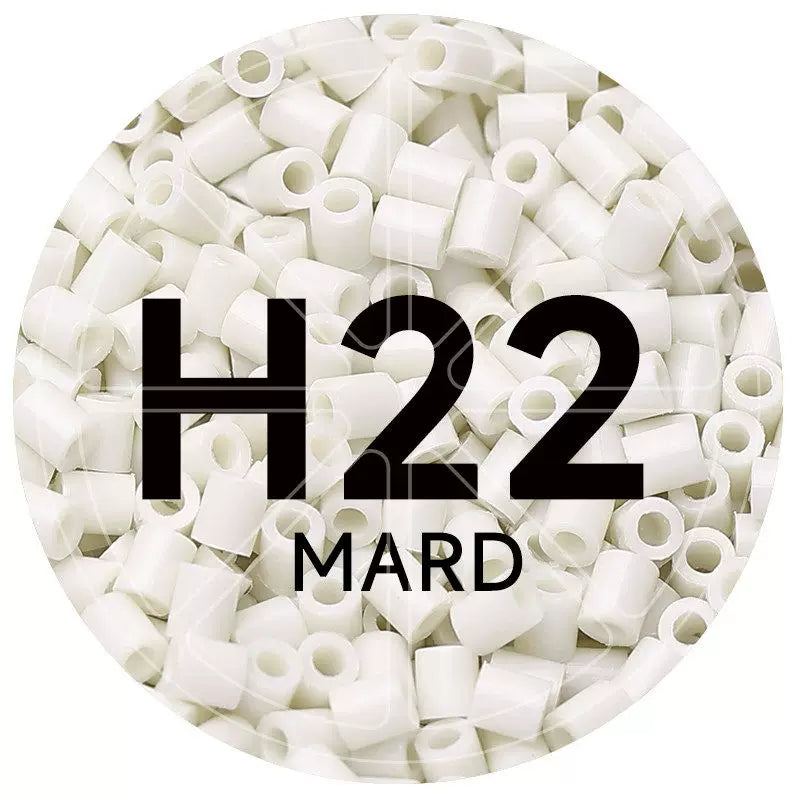H Series 2.6mm Mini Fuse Beads Set, 23 Colors, 1,000 Beads per Color