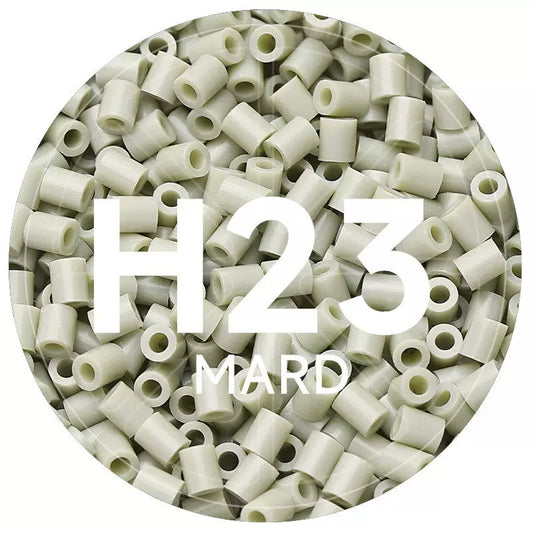 H23 Olive Gray 2.6mm Mini Fuse Beads Refill Pack, 1,000 Beads, 10g