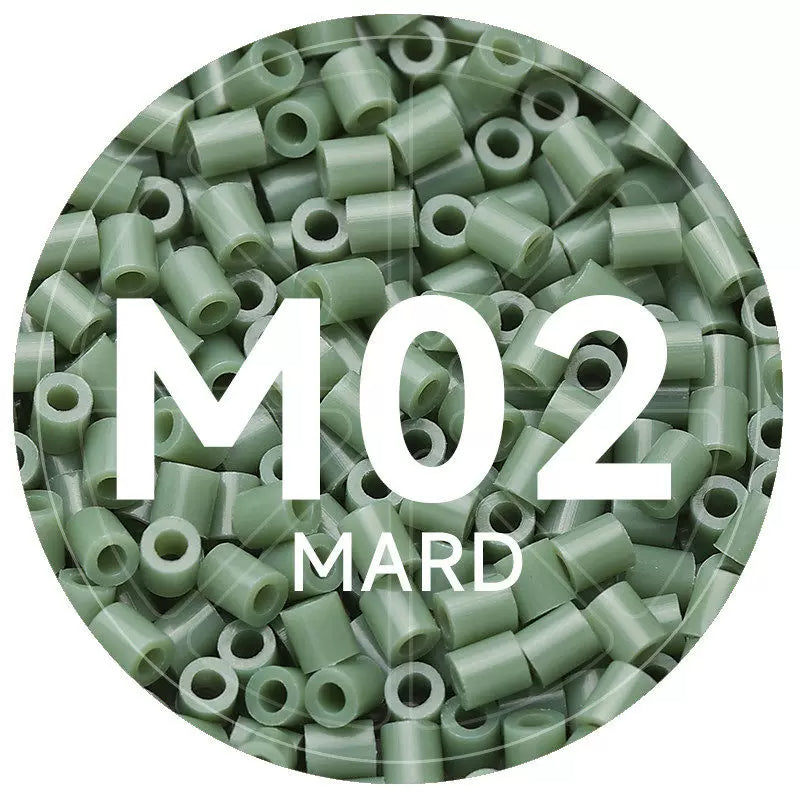 M2 Matcha 2.6mm Mini Fuse Beads Refill Pack, 1,000 Beads, 10g