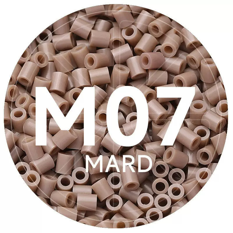 M Series 2.6mm Mini Fuse Beads Set, 15 Colors, 1,000 Beads per Color