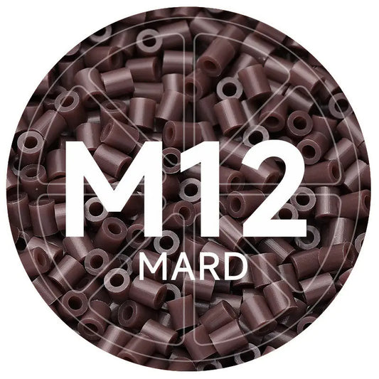 M12 Hazelnut Brown 2.6mm Mini Fuse Beads Refill Pack, 1,000 Beads, 10g