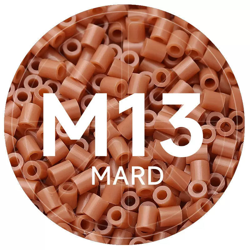 M Series 2.6mm Mini Fuse Beads Set, 15 Colors, 1,000 Beads per Color