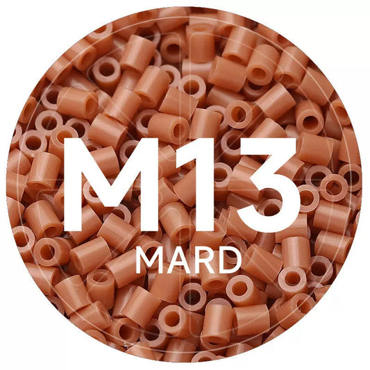 M13 Bean Paste Pink 2.6mm Mini Fuse Beads Refill Pack, 1,000 Beads, 10g