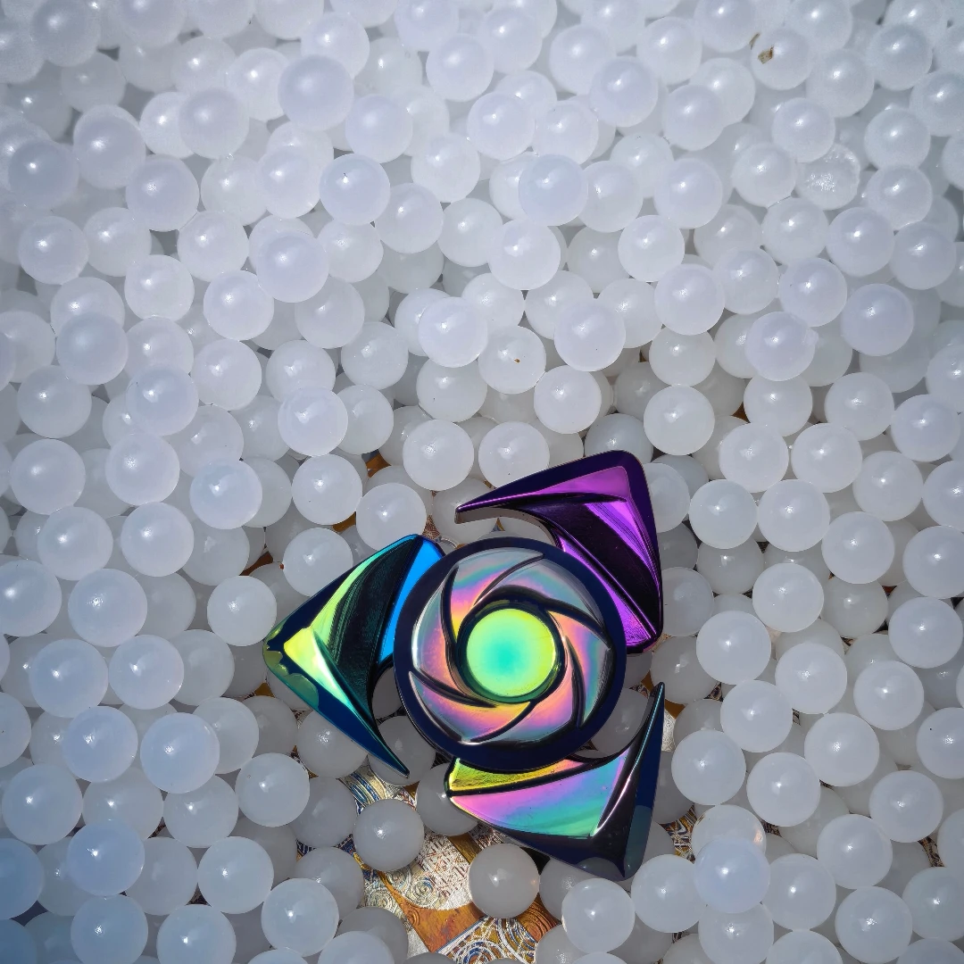 DLEDC New Zirconium Alloy Spin Blade Fidget Spinner