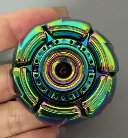Pillbug Fidget Spinner, Open Armor Metal Fidget Spinners for Adults