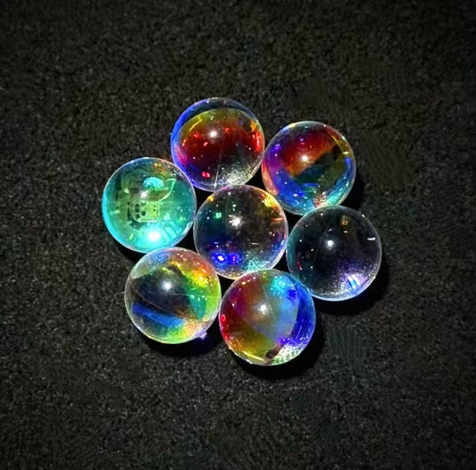 K9 Optical Glass Rainbow Prism Beads for EDC Spinner