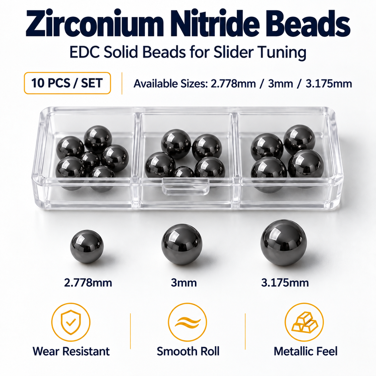 Zirconium nitride balls