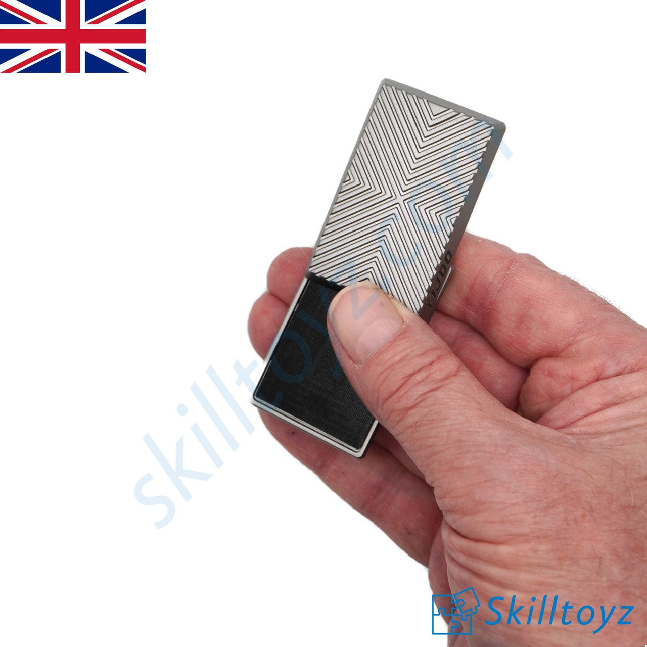 Yijoo Infinite Push Magnetic Fidget Slider EDC Gunmetal Grey